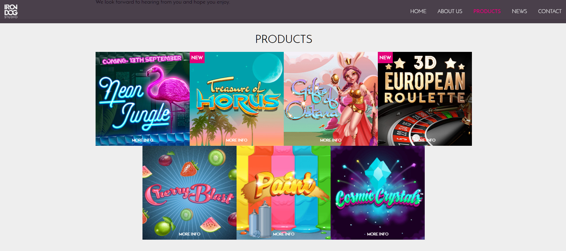 игры студии Iron Dog